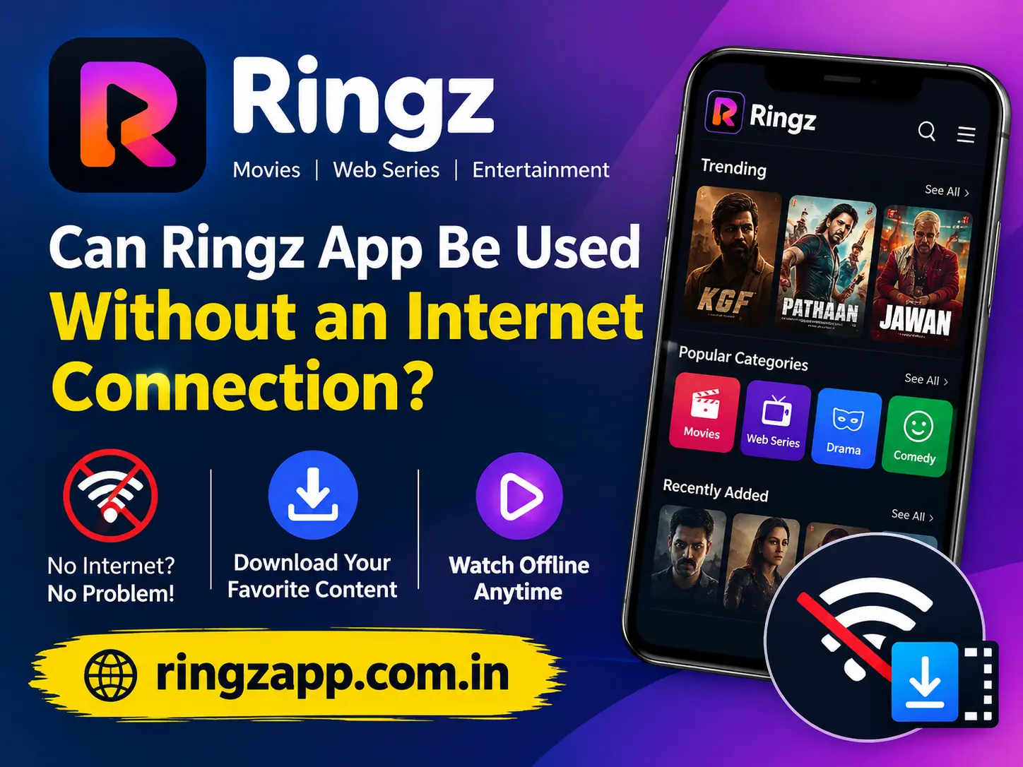 Can Ringz App Be Used Without an Internet Connection?