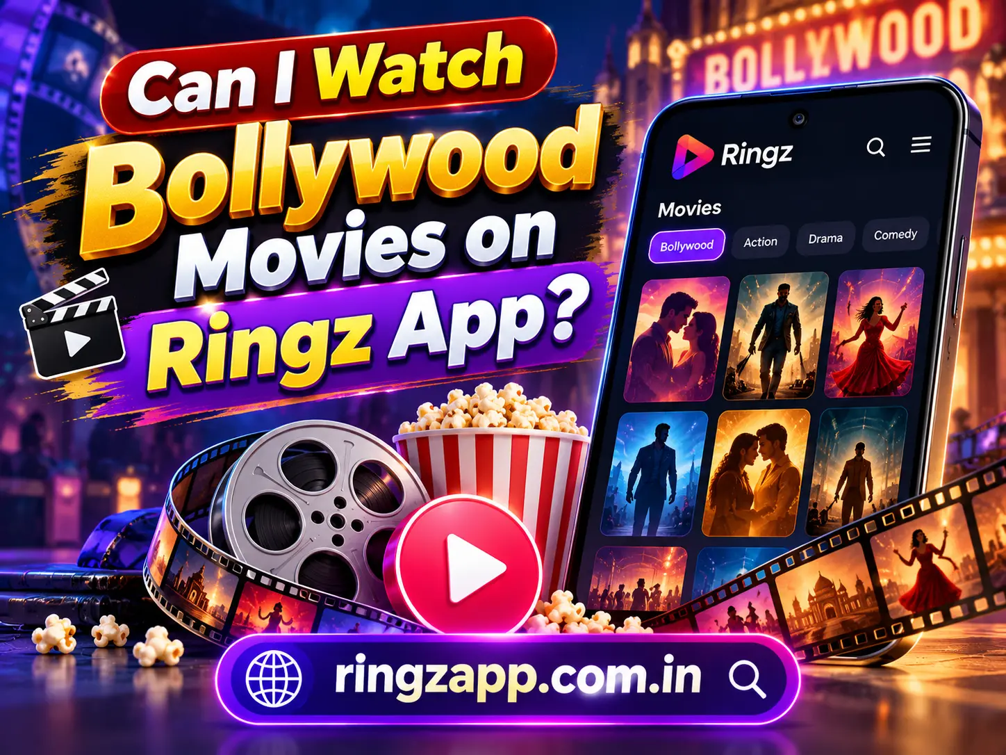 Can I Watch Bollywood Movies on Ringz App?